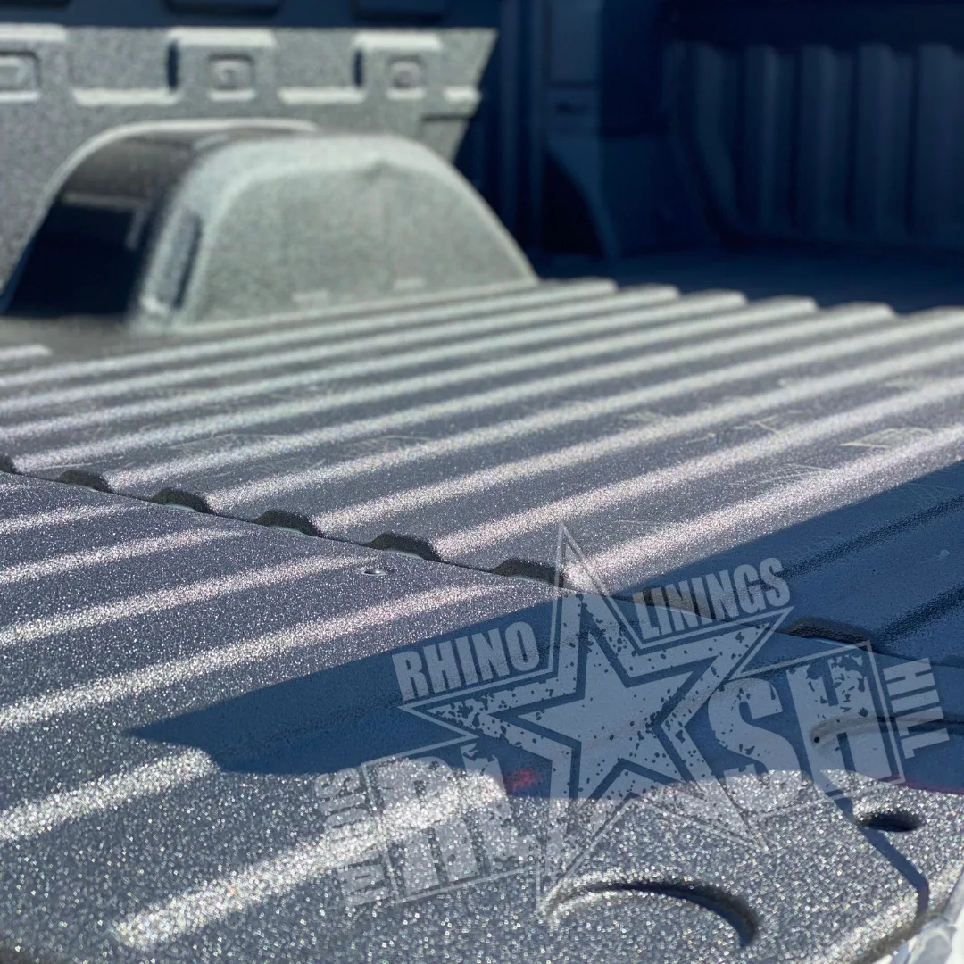Rhino Linings spray-on bedliner installed by RLSH Signal Hill
