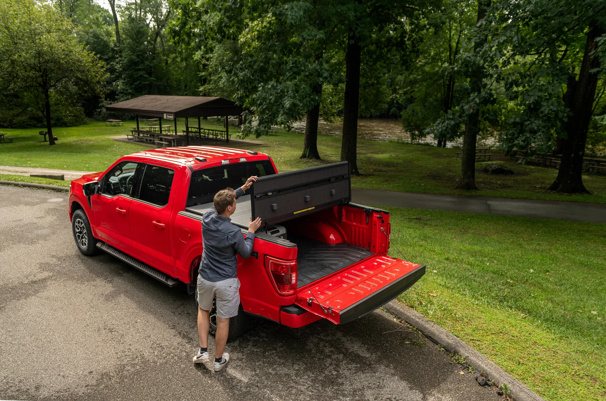 Extang tonneau cover on Ford F-150