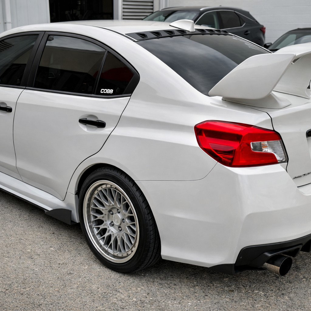 Subaru WRX STI after collision repair
